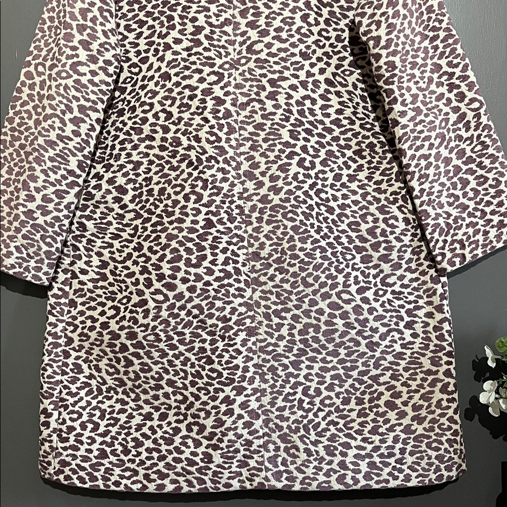 Siggi Clothing Ingrid Leopard Print Labcoat Jacket - Picture 10 of 11